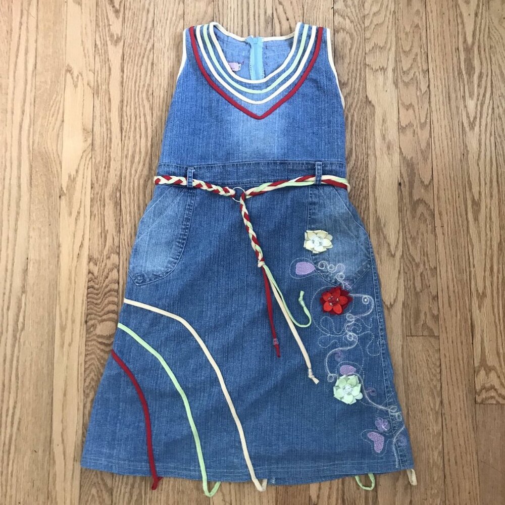 Mimi Kids Funky Denim Dress 34